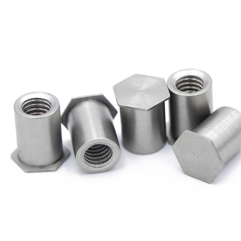 অন্ধ গর্ত সমতল মাথা ষড়যন্ত্র riveted বাদাম-কার্বন ইস্পাত