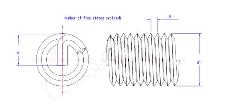 Wire Helical Screw Sleeve Sheath