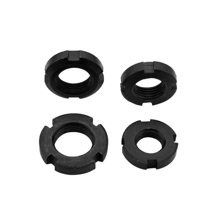 শেকপ্রুফ স্লটেড লকিং রাউন্ড নাট